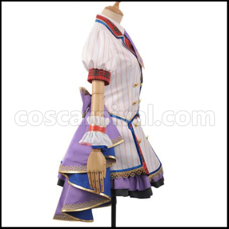 THE IDOLMASTER 6th Anniversary 6th Anniversary Memorial Party Uzuki Shimamura Cosplay Costume coscarnival - Back View
