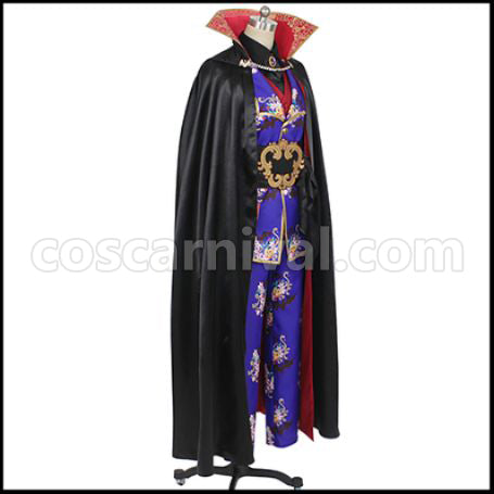 Twisted Wonderland Vil Scary Dress Cosplay Costume coscarnival - Back View