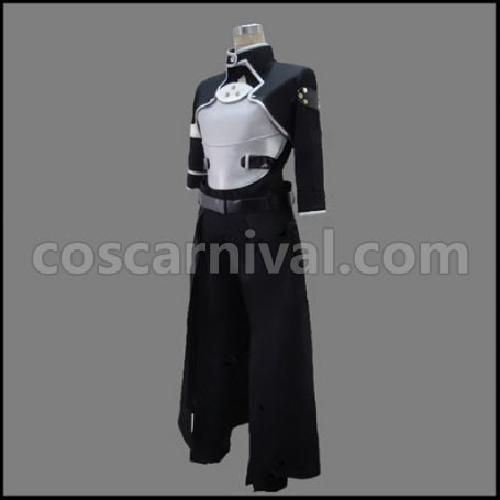 Sword Art Online SAO Kirito Phantom Bullet Battle Outfit Cosplay Costume coscarnival - Detail Close-up