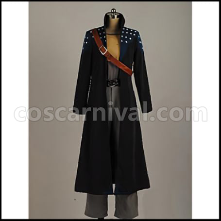 Sword Art Online Kirito Black Swordsman Cosplay Costume coscarnival - Front View
