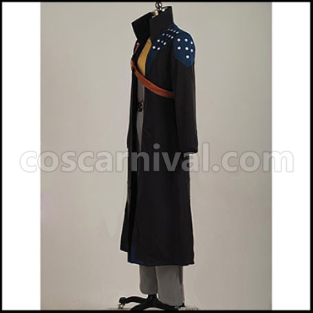 Sword Art Online Kirito Black Swordsman Cosplay Costume coscarnival - Side Profile