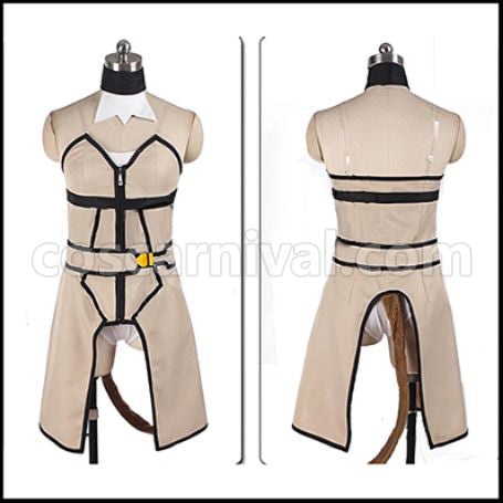 Sword Art Online SAO Cait Sith Lord Alicia Rue Cosplay Costume coscarnival - Back View