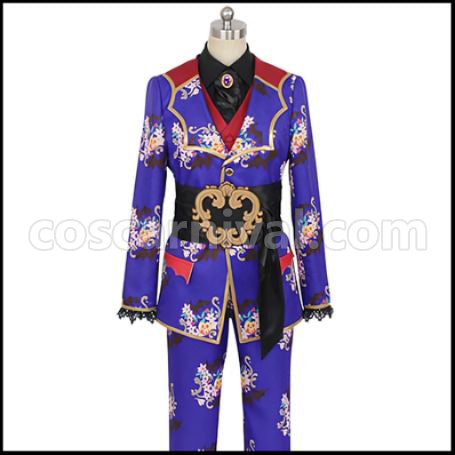 Twisted Wonderland Vil Scary Dress Cosplay Costume coscarnival - Collar Design