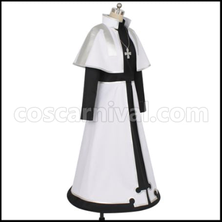 Fire Force Rekka Hoshimiya Cosplay Costume coscarnival - Back View