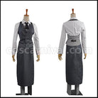 Tokyo Ghoul Ken Kaneki / Kaneki / Centipede Cafe Uniform Cosplay Costume Coscarnival - Front View