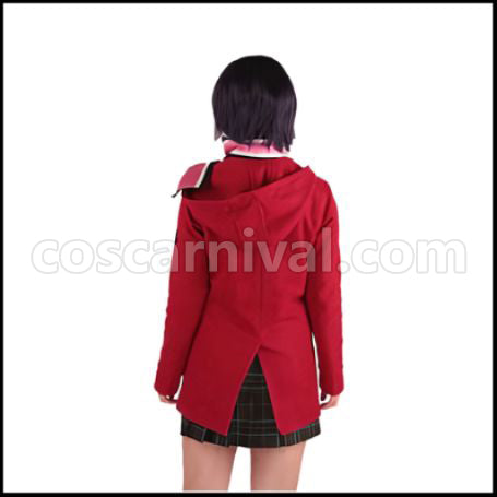 Tokyo Ghoul Touka Kirishima Casual Red Clothes Cosplay Costume Coscarnival - Side Profile