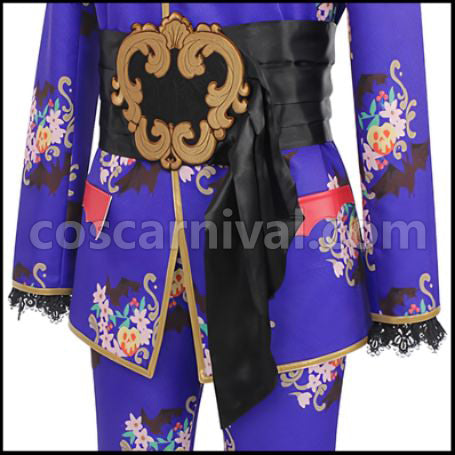 Twisted Wonderland Vil Scary Dress Cosplay Costume coscarnival - Color and Pattern