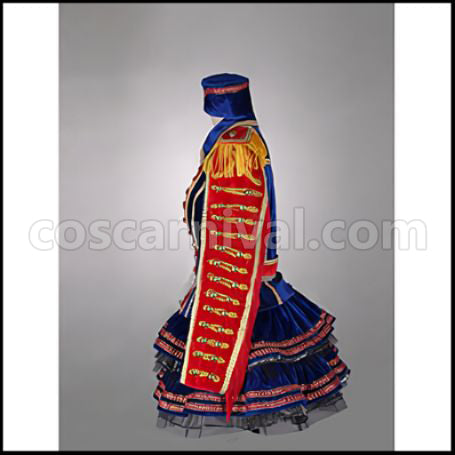 AKB0048 Super Gorgeous Oshima Yuko Stage Costume Cosplay Costume coscarnival - Back View