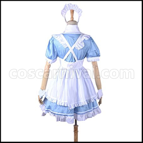 AKB0048 Watanabe Mayu Maid Outfit Cosplay Costume coscarnival - Back View