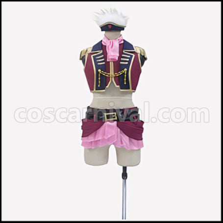 Love Live! Season 2 Insert Song Single 2 Dancing stars on me Honoka Kosaka Cosplay Costume coscarnival - Front View