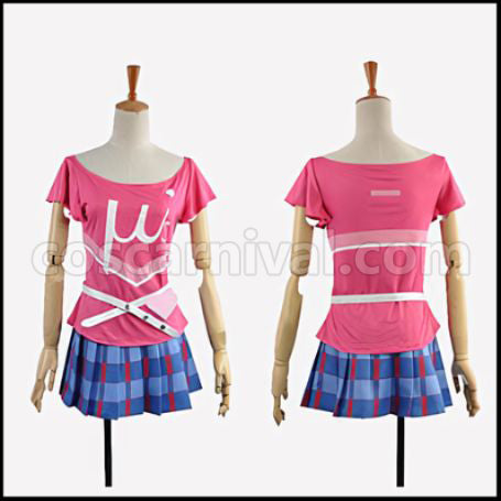 Love Live! Season 2 Episode 13 Insert Song Happy maker Maki Nishikino Cheerleader Cosplay Costume coscarnival - Front View