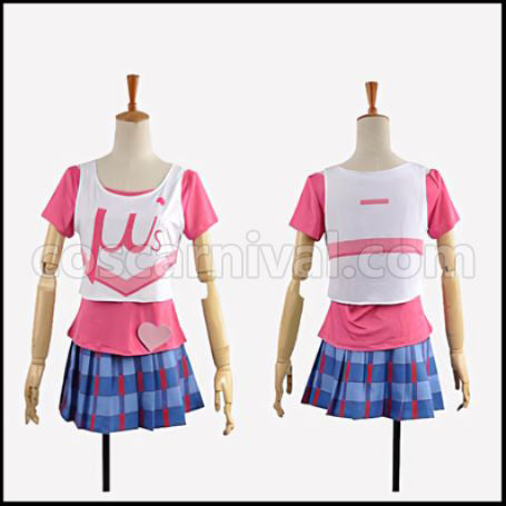 Love Live! Season 2 Episode 13 Insert Song Happy maker Rin Hoshizora Cheerleader Cosplay Costume coscarnival - Front View
