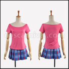 Love Live! Season 2 Episode 13 Insert Song Happy maker Rin Hoshizora Cheerleader Cosplay Costume coscarnival - Back View