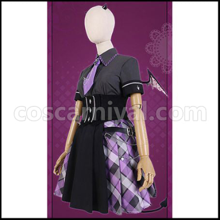 [Nijisanji Costume] Nijisanji VTuber Tokoyami Towa School Uniform Cosplay Costume coscarnival - Detail Close-up