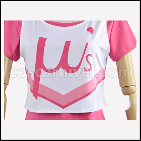 Love Live! Season 2 Episode 13 Insert Song Happy maker Rin Hoshizora Cheerleader Cosplay Costume coscarnival - Side Profile