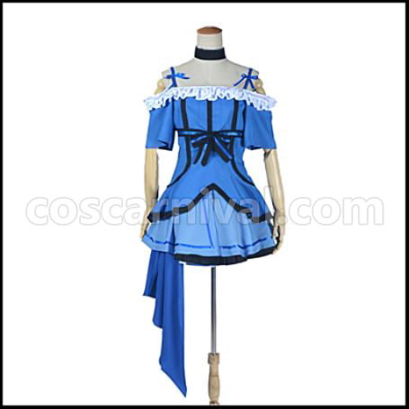 Love Live! 2nd Season Episodes 12/13 Insert Songs KiRa-KiRa Sensation!/Happy maker! Umi Sonoda Cosplay Costume coscarnival - Front View