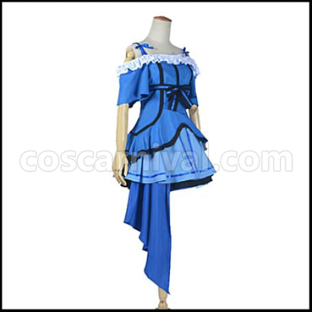 Love Live! 2nd Season Episodes 12/13 Insert Songs KiRa-KiRa Sensation!/Happy maker! Umi Sonoda Cosplay Costume coscarnival - Back View