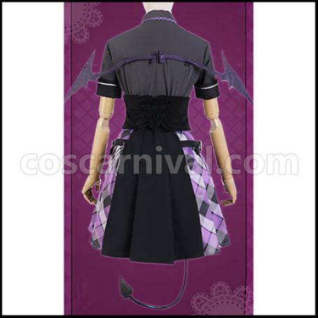 [Nijisanji Costume] Nijisanji VTuber Tokoyami Towa School Uniform Cosplay Costume coscarnival - Collar Design