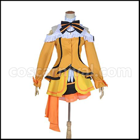 Love Live! 2nd Season Episodes 12/13 Insert Songs KiRa-KiRa Sensation!/Happy maker! Hanayo Koizumi Cosplay Costume coscarnival - Front View