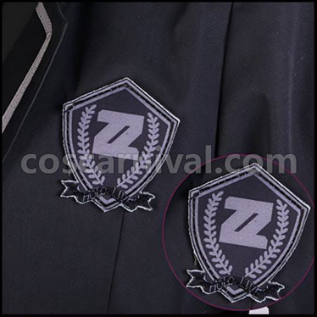 [Nijisanji Costume] Nijisanji VTuber Tokoyami Towa School Uniform Cosplay Costume coscarnival - Material Texture
