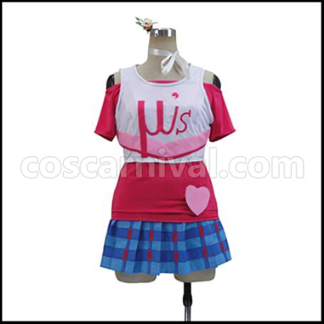 Love Live! Season 2 Insert Song Episode 13 Insert Song Happy maker Kotori Minami Cheerleader Cosplay Costume coscarnival - Front View