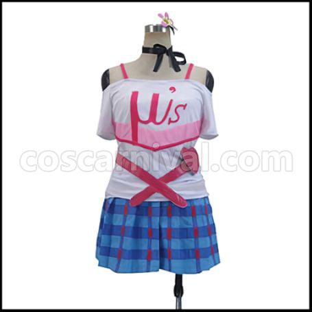 Love Live! Season 2 Insert Song Episode 13 Insert Song Happy maker Honoka Kosaka Cheerleader Cosplay Costume coscarnival - Front View