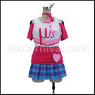 Love Live! Season 2 Insert Song Episode 13 Insert Song Happy maker Rin Hoshizora Cheerleader Cosplay Costume coscarnival - Front View
