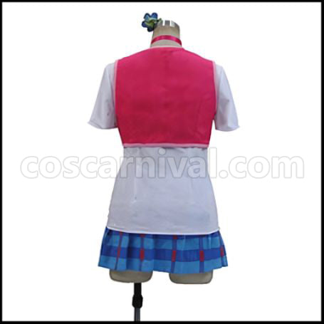 Love Live! Season 2 Insert Song Episode 13 Insert Song Happy maker Umi Sonoda Cheerleader Cosplay Costume coscarnival - Back View