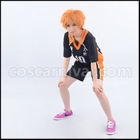 Haikyuu!! Shoyo Hinata Karasuno High School Volleyball Club Uniform Cosplay Costume coscarnival - Back View