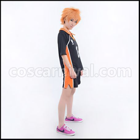 Haikyuu!! Shoyo Hinata Karasuno High School Volleyball Club Uniform Cosplay Costume coscarnival - Side Profile