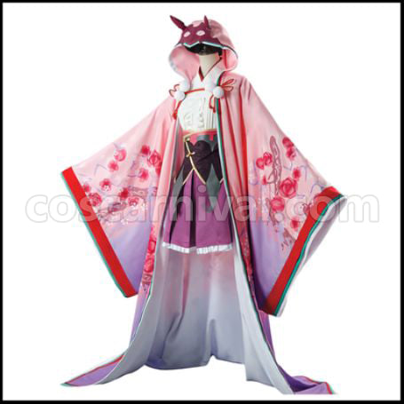 [Fate/Grand Order Costume] Fate/Grand Order Osakabehime Cosplay Costume coscarnival - Back View