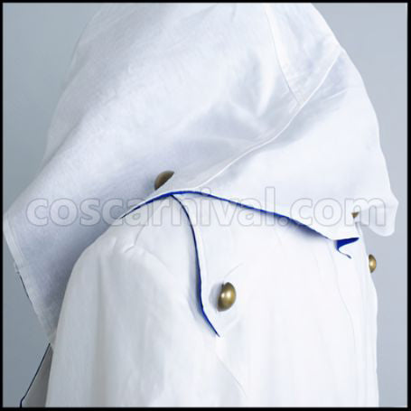 Assassin's Creed III Connor/Ratonhnhak¨¦:ton White and Blue Jacket Cosplay Costume Coscarnival - Collar Design