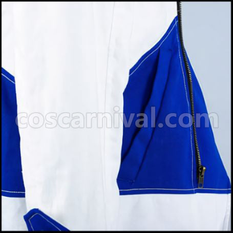 Assassin's Creed III Connor/Ratonhnhak¨¦:ton White and Blue Jacket Cosplay Costume Coscarnival - Cut and Style