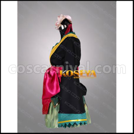 VOCALOID Hatsune Miku Project DIVA 2nd Butterfly Oiran Kimono Cosplay Costume coscarnival - Collar Design