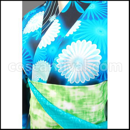 VOCALOID Vocaloid Project DIVA-f Hatsune Miku Kimono Cosplay Costume coscarnival - Cuff Style