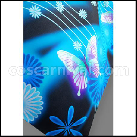 VOCALOID Vocaloid Project DIVA-f Hatsune Miku Kimono Cosplay Costume coscarnival - Hem Detail