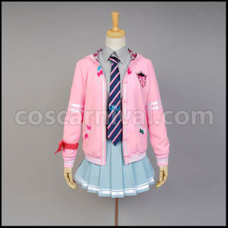 VOCALOID Vocaloid Project DIVA-f Hatsune Miku School Uniform Cosplay Costume coscarnival - Front View