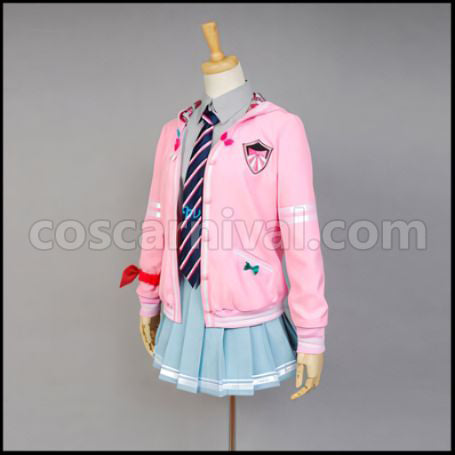 VOCALOID Vocaloid Project DIVA-f Hatsune Miku School Uniform Cosplay Costume coscarnival - Side Profile