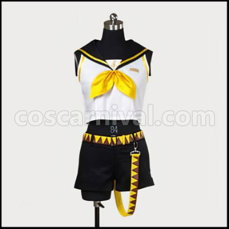 VOCALOID2 Kagamine Rin Cosplay Costume coscarnival - Front View