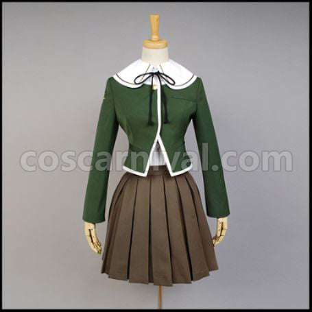 Danganronpa: Trigger Happy Havoc Chihiro Fujisaki Cosplay Costume coscarnival - Front View
