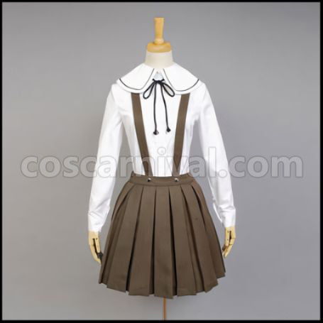 Danganronpa: Trigger Happy Havoc Chihiro Fujisaki Cosplay Costume coscarnival - Back View