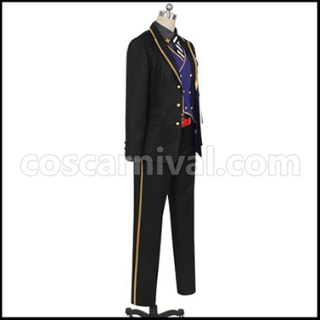 Twisted Wonderland Pomefiore Dormitory Vil Schoenheit Cosplay Costume coscarnival - Back View