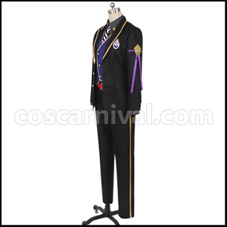 Twisted Wonderland Pomefiore Dormitory Vil Schoenheit Cosplay Costume coscarnival - Side Profile