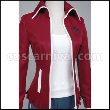 Danganronpa: Trigger Happy Havoc Aoi Asahina Cosplay Costume coscarnival - Collar Design