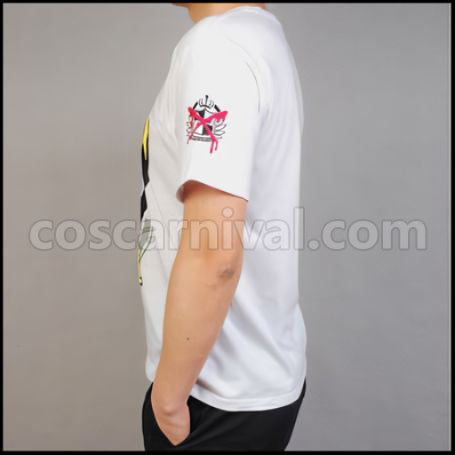 Danganronpa: Trigger Happy Havoc Monokuma T-Shirt Cosplay Costume coscarnival - Back View
