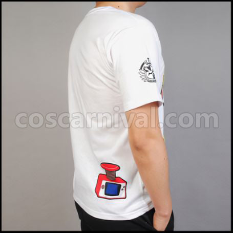 Danganronpa: Trigger Happy Havoc Monokuma T-Shirt Cosplay Costume coscarnival - Side Profile
