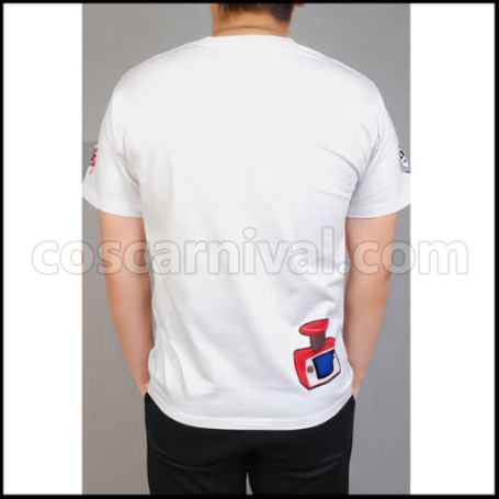 Danganronpa: Trigger Happy Havoc Monokuma T-Shirt Cosplay Costume coscarnival - Detail Close-up