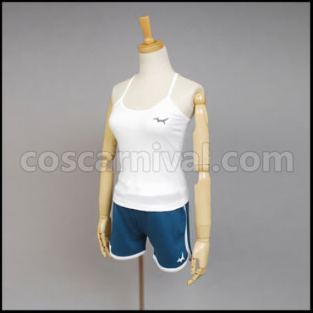 Danganronpa: Trigger Happy Havoc Aoi Asahina Cosplay Costume coscarnival - Hem Detail