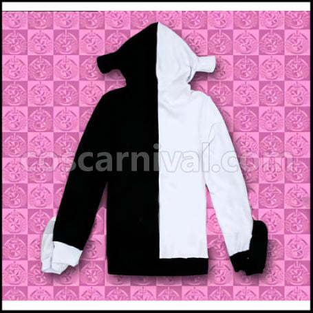 Danganronpa: Trigger Happy Havoc Monokuma Coat Cosplay Costume coscarnival - Back View