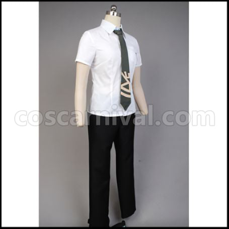 Danganronpa: Trigger Happy Havoc Hajime Hinata Cosplay Costume coscarnival - Side Profile